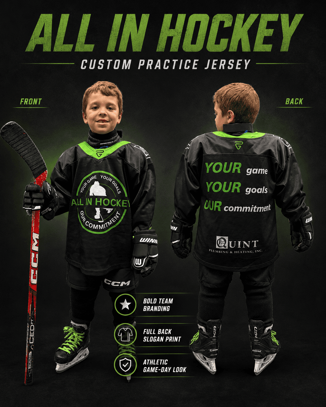 Custom Petey & Gorsey team apparel
